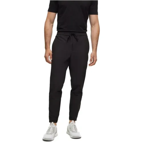 Sweatpants, male, , Size: XL Sportswear Pants with Elastane Blend - Hugo Boss - Modalova