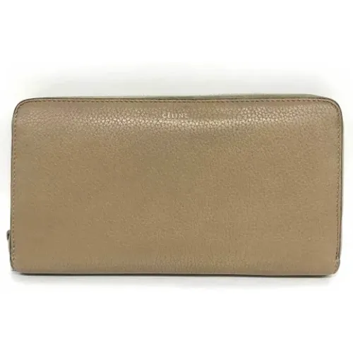 Pre-owned Wallets, female, , Size: ONE SIZE Pre-owned Leather wallets - Celine Vintage - Modalova