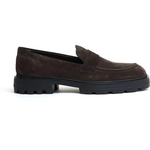 Loafer Shoes Made in Italy , male, Sizes: 6 1/2 UK, 6 UK, 7 UK, 7 1/2 UK, 9 1/2 UK, 5 UK, 10 UK, 9 UK - Hogan - Modalova