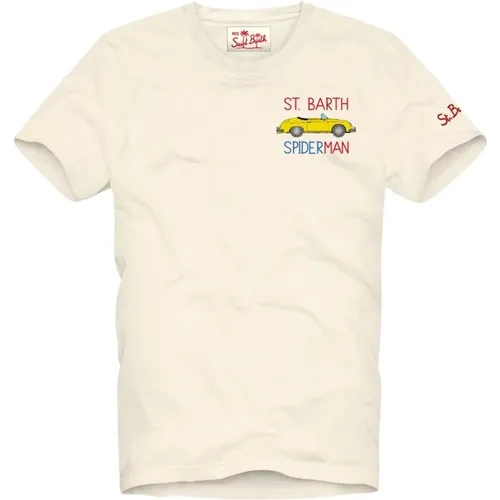 Speed Man T-Shirt , Herren, Größe: XL - MC2 Saint Barth - Modalova