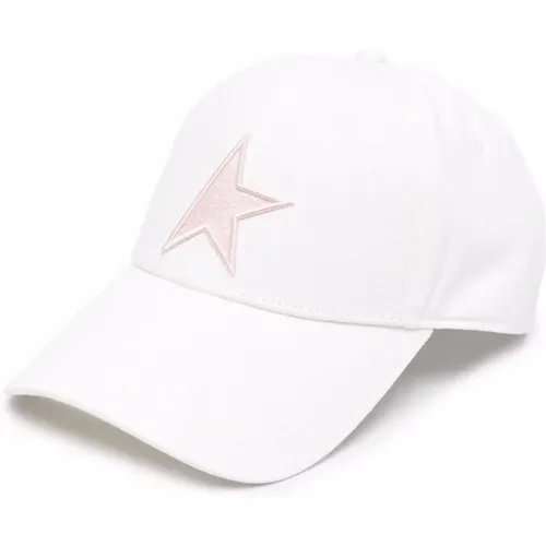 Star Baseball Hat for Women , female, Sizes: S/M - Golden Goose - Modalova