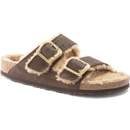 Bold Shearling Sandals , male, Sizes: 9 UK, 8 UK - Birkenstock - Modalova