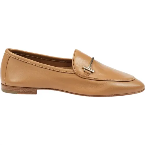 Napa Loafer mit Personalisiertem Metallornament , Damen, Größe: 36 EU - Testoni - Modalova