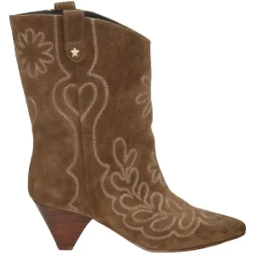 Josie Santiag Boots Odd Olive , female, Sizes: 3 UK - Fabienne Chapot - Modalova