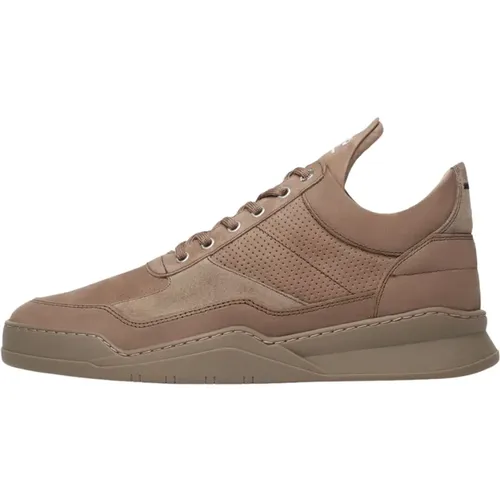 Low Top Ghost Panel All Taupe , male, Sizes: 12 UK, 11 UK, 9 UK, 7 UK, 6 UK, 8 UK, 10 UK - Filling Pieces - Modalova