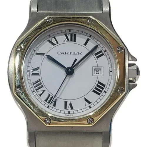 Pre-owned Watches, male, , Size: ONE SIZE Pre-owned Stainless Steel watches - Cartier Vintage - Modalova