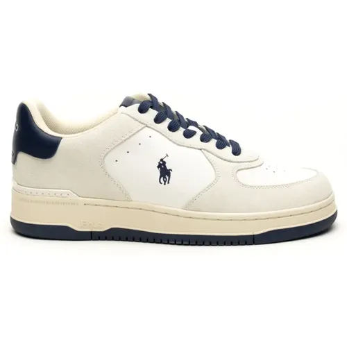 Sneakers, male, , Size: 10 US Masters CRT Low Top Sneakers - Polo Ralph Lauren - Modalova