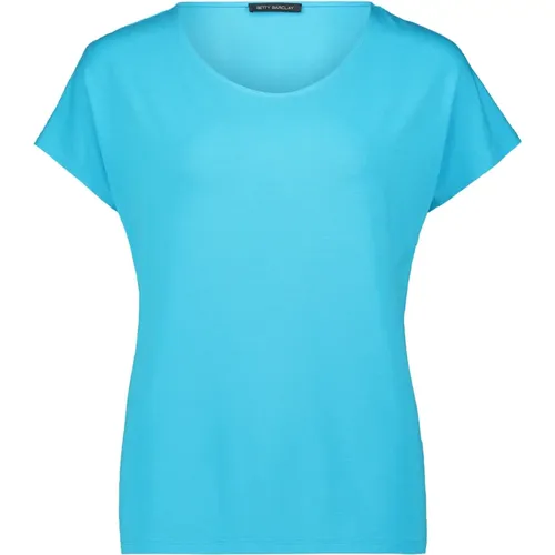 Lässiges V-Ausschnitt Shirt , Damen, Größe: XL - Betty Barclay - Modalova