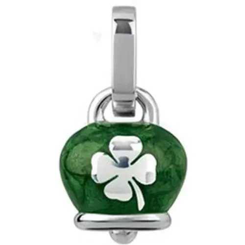 Bell-shaped Charm Pendant in Silver and Enamel , female, Sizes: ONE SIZE - Chantecler - Modalova