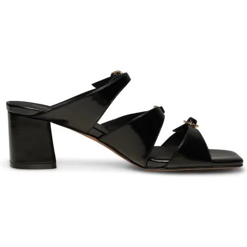 Hanna Buckle Leather Mule - , female, Sizes: 7 UK, 6 UK, 3 UK, 4 UK, 5 UK, 8 UK - Shoe the Bear - Modalova