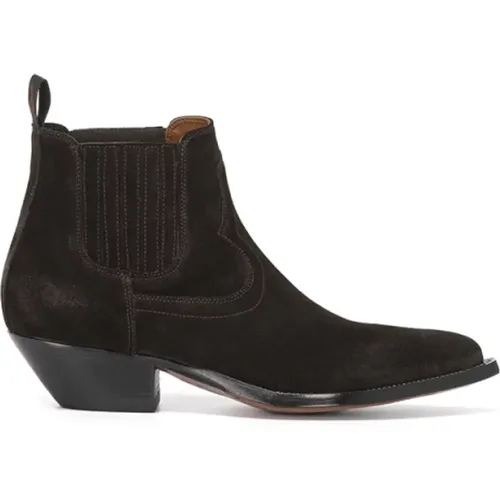 Suede Oil Ankle Boots , male, Sizes: 10 UK, 9 UK, 11 UK, 8 UK, 12 UK - Sonora - Modalova