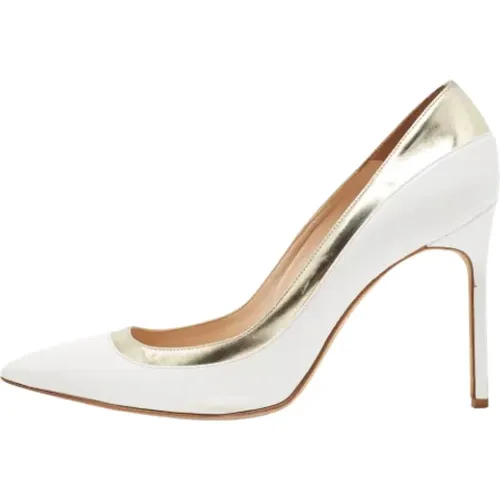 Pre-owned Pumps, female, , Size: 10 US Pre-owned Leather heels - Manolo Blahnik Pre-owned - Modalova