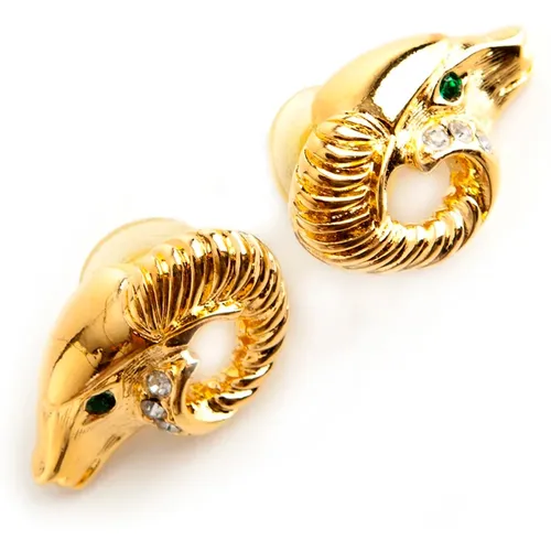 Pre-owned Ram earrings , female, Sizes: ONE SIZE - Kenneth Jay Lane Pre-owned - Modalova