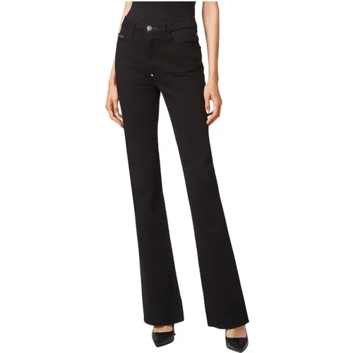 Donna Pant Wdt1744 , female, Sizes: W26, W27, W28 - Philipp Plein - Modalova