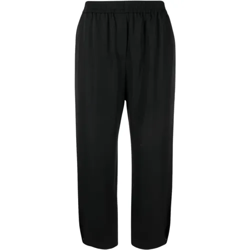 Tapered Wool Trousers , female, Sizes: 2XS, XS, 3XS - Giorgio Armani - Modalova