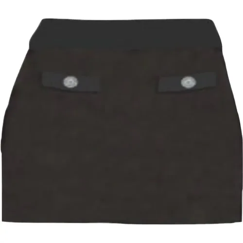 Short Skirt with Front Pockets , female, Sizes: M, S - MC2 Saint Barth - Modalova