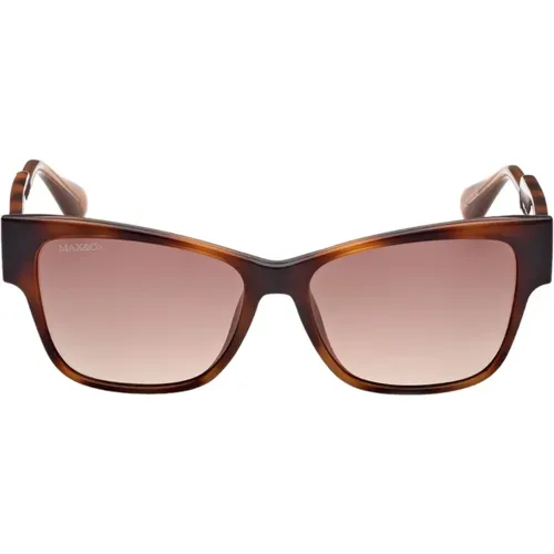 Women&39 Sunglasses Havana , female, Sizes: 55 MM - Max & Co - Modalova