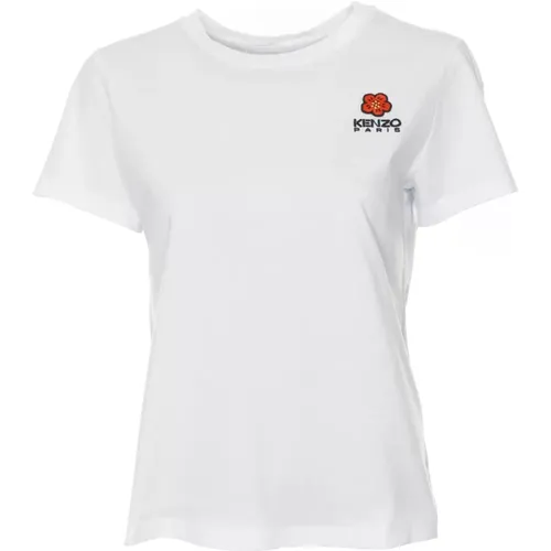 Crest Logo Classic Fit T-Shirt , Damen, Größe: M - Kenzo - Modalova
