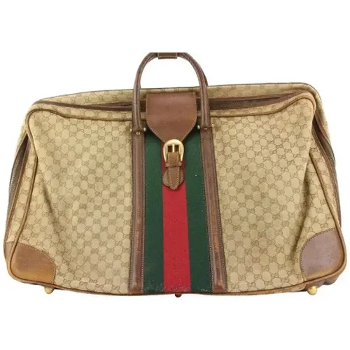 Pre-owned Handbags, unisex, , Size: ONE SIZE Canvas Gucci Bags, Pre-owned, Made in Italy - Gucci Vintage - Modalova