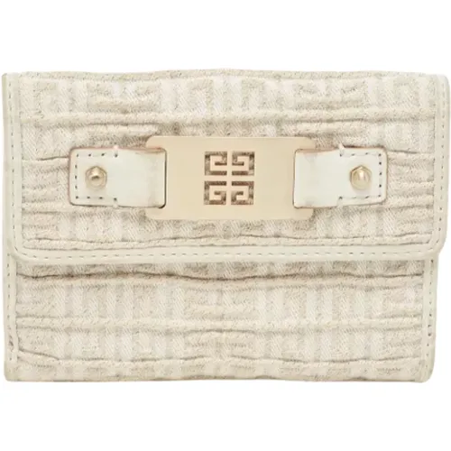 Pre-owned Wallets, female, , Size: ONE SIZE Pre-owned Canvas wallets - Givenchy Pre-owned - Modalova