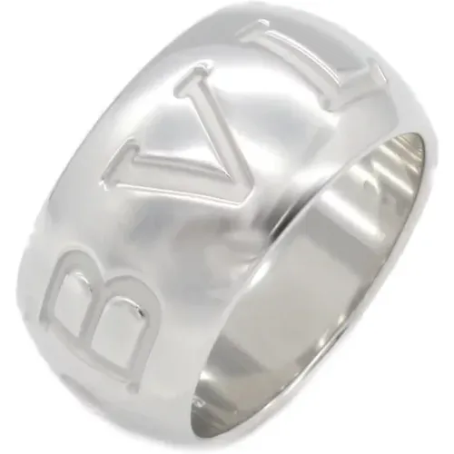 Pre-owned Jewellery, female, , Size: ONE SIZE Pre-owned White Gold rings - Bvlgari Vintage - Modalova