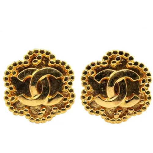 Pre-owned Jewellery, female, , Size: ONE SIZE Pre-owned Fabric earrings - Chanel Vintage - Modalova