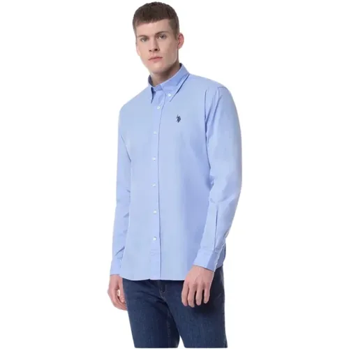 Oxford Button Down Shirt , male, Sizes: L, M - U.s. Polo Assn. - Modalova