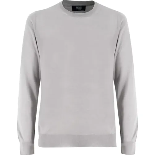 Sweater , male, Sizes: 4XL, 2XL, L, 3XL, 5XL - Fedeli - Modalova