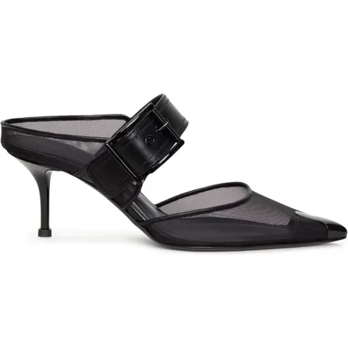 Heeled Mules , female, Sizes: 3 1/2 UK, 6 UK, 5 UK, 7 UK, 3 UK - alexander mcqueen - Modalova