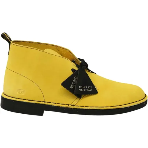 Limitierte Auflage Desert Jamaica gelbe Schuhe , Herren, Größe: 40 1/2 EU - Clarks - Modalova