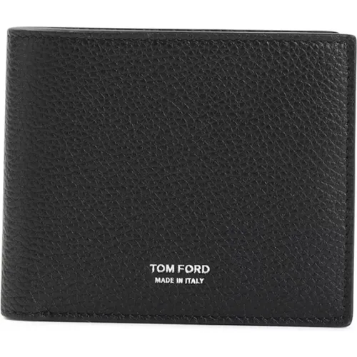 Wallets & Cardholders, male, , Size: ONE SIZE Leather Wallet Stylish Accessory - Tom Ford - Modalova