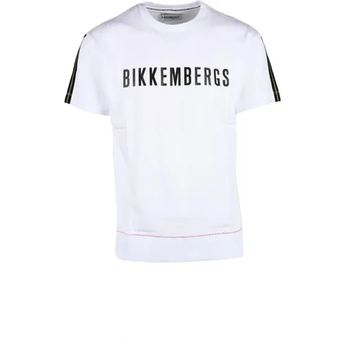 T-Shirts, male, , Size: L T-Shirt for Men - Bikkembergs - Modalova