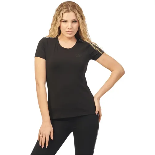T-Shirts , Damen, Größe: XS - Emporio Armani EA7 - Modalova