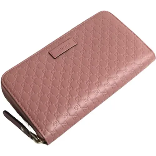 Pre-owned Wallets, female, , Size: ONE SIZE Pre-owned Leather wallets - Gucci Vintage - Modalova