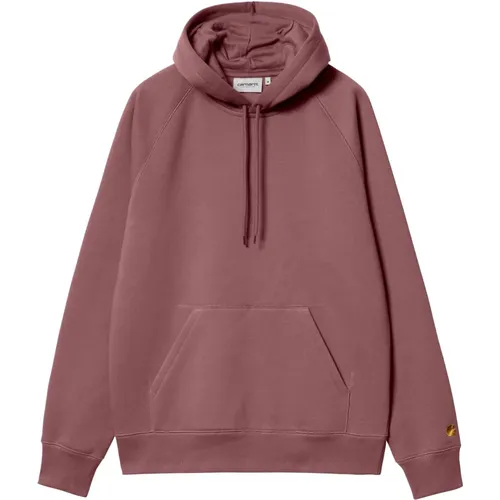 Hoodies, male, , Size: 2XL Hooded Chase Sweatshirt - Carhartt WIP - Modalova