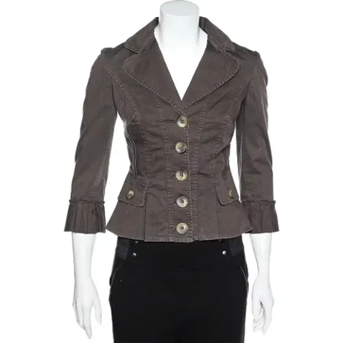 Pre-owned Jackets, female, , Size: S Pre-owned Cotton outerwear - Dolce & Gabbana Pre-owned - Modalova