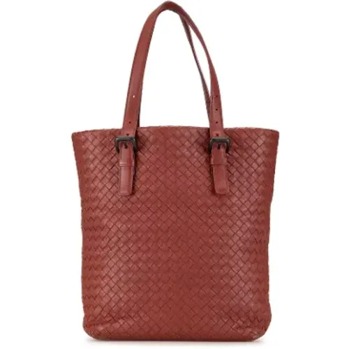 Pre-owned Tote Bags, female, , Size: ONE SIZE Pre-owned Leather totes - Bottega Veneta Vintage - Modalova