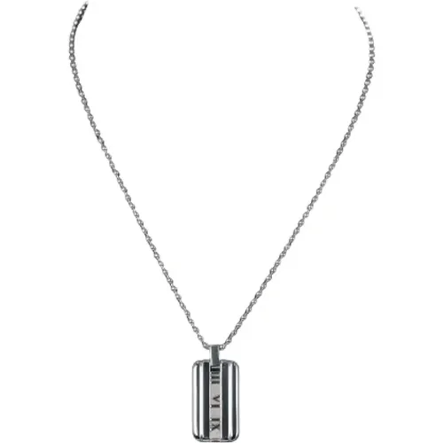 Pre-owned Jewellery, female, , Size: ONE SIZE Pre-owned Silver necklaces - Tiffany & Co. Pre-owned - Modalova