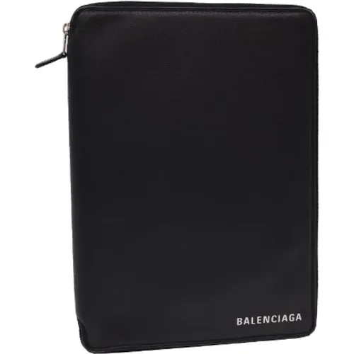 Pre-owned Wallets, female, , Size: ONE SIZE Pre-owned Leather Wallet - Balenciaga Vintage - Modalova