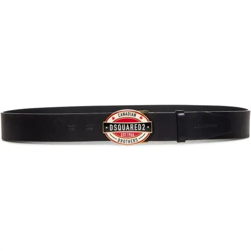 Belts, male, , Size: 85 CM Multicolour Belts - Dsquared2 - Modalova