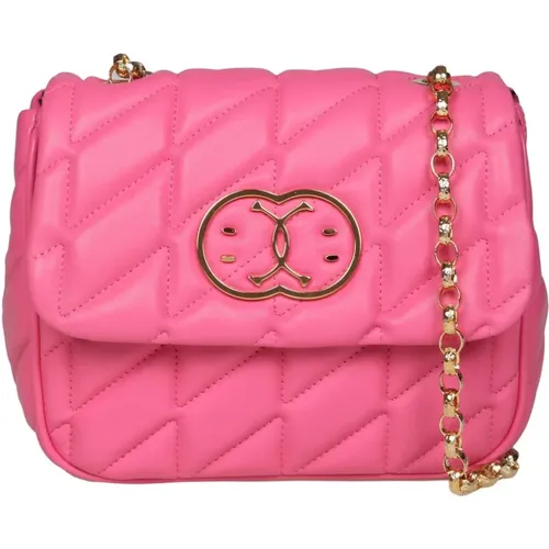 Quilted Smiley Shoulder Bag , female, Sizes: ONE SIZE - Moschino - Modalova