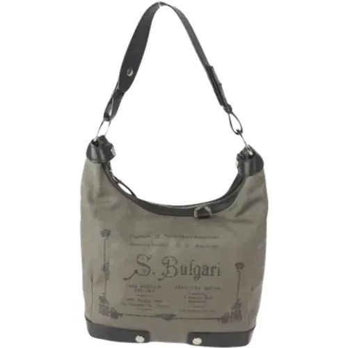 Pre-owned Canvas shoulder-bags , female, Sizes: ONE SIZE - Bvlgari Vintage - Modalova