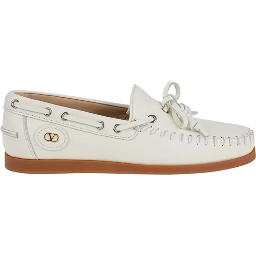 Sailor Shoes, male, , Size: 9 US Palm Avenue Boat Shoe - Valentino Garavani - Modalova