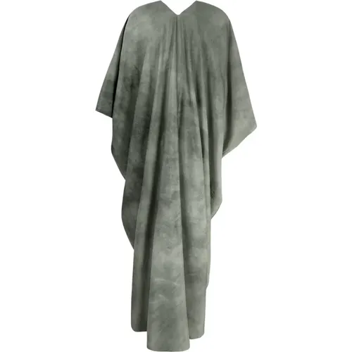 Salomé, caftan in jade-dyed silk , female, Sizes: M, L, S - Cortana - Modalova