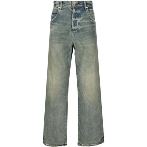 Vintage Dirty Relaxed Fit Jeans , male, Sizes: W32, W30, W31, W33, W34 - Purple Brand - Modalova