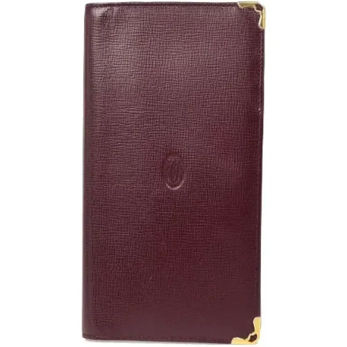 Pre-owned Wallets, female, , Size: ONE SIZE Pre-owned Leather wallets - Cartier Vintage - Modalova