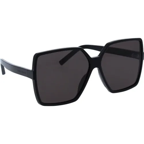 Stilvolle Sonnenbrille für Modebewusste Frauen , Damen, Größe: 63 MM - Saint Laurent - Modalova