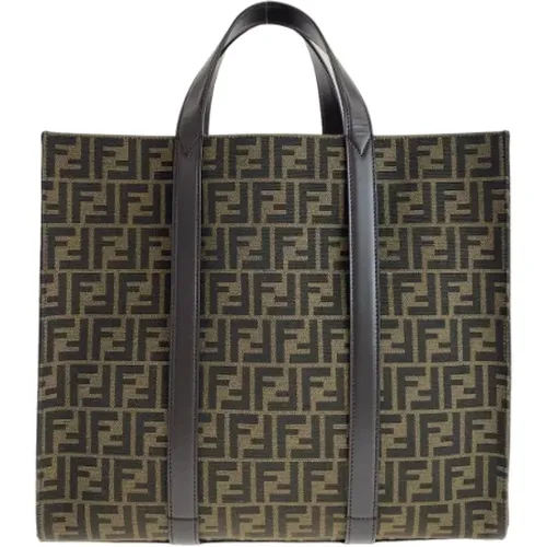 Pre-owned Tote Bags, male, , Size: ONE SIZE Pre-owned Canvas fendi-bags - Fendi Vintage - Modalova