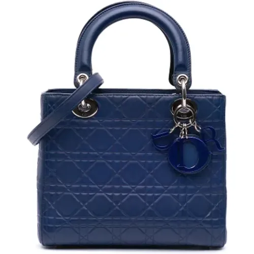 Pre-owned Handbags, female, , Size: ONE SIZE Pre-owned Vintage Leather Handbag - Dior Vintage - Modalova