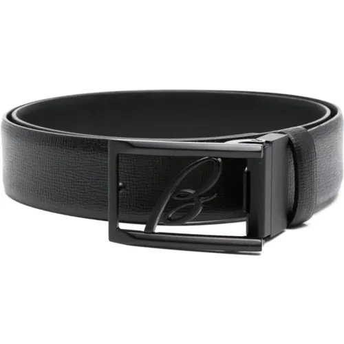 New logo buckle , male, Sizes: 100 CM, 105 CM - Brioni - Modalova